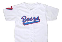 Doug Remer #17 Baseketball Beers New Baseball Button Down Jersey White Any Size image 1