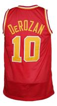 Demar Derozan #10 College Basketball Jersey Sewn Red Any Size image 2