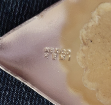 Silver Engraved Blanket Diamonds by Action Company PAIR! 3" top to bottom image 3