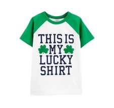 Carters Kids St. Patricks Day T-Shirt This Is My Lucky Shirt Children’s Size 6 - $15.95