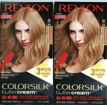 (2 Ct) Revlon 90 81N Light Natural Blonde Vivid Hair Color Colorsilk Buttercream - $29.69