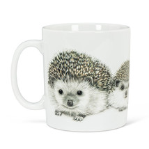 Hedgehog Family Coffee Mugs Jumbo Set 4 Ceramic 16 oz Dishwasher Microwave Safe image 2