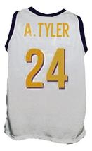 A.Tyler #24 The 6th Man Movie Huskies Basketball Jersey New White Any Size image 5