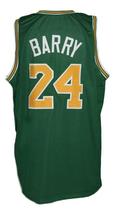 Rick Barry Washington Caps Aba Custom Basketball Jersey New Sewn Green Any Size image 5