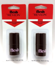2x Revlon Flesh Thick Stick Foundation Shade #37 GANACHE Flesh 16 oz each SEALED - $15.83