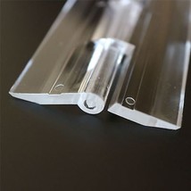Pack of 10 Transparent Clear Plastic Acrylic 300mm Continuous Piano Hing... - $60.12