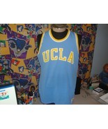Vintage 80's UCLA Bruins NCAA Basketball Jersey MacGregor Sand Knit L  - $98.99