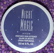 Womens Vintage Avon Night Magic Evening Musk Perfumed Skin Softner Cream... - $11.36