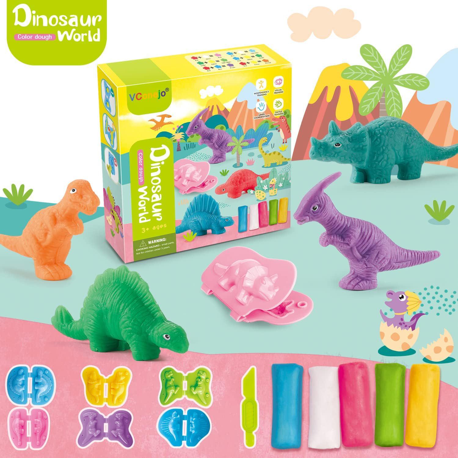 Color Dough Sets for Kids Ages 4-8, Kitchen Color Dough Accessories 43  Pieces