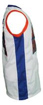 Alex Moran #7 Blue Mountain State Basketball Jersey Sewn White Any Size image 4
