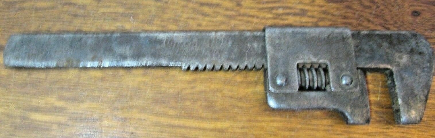 Antique 9 '' Monkey Wrench Tool