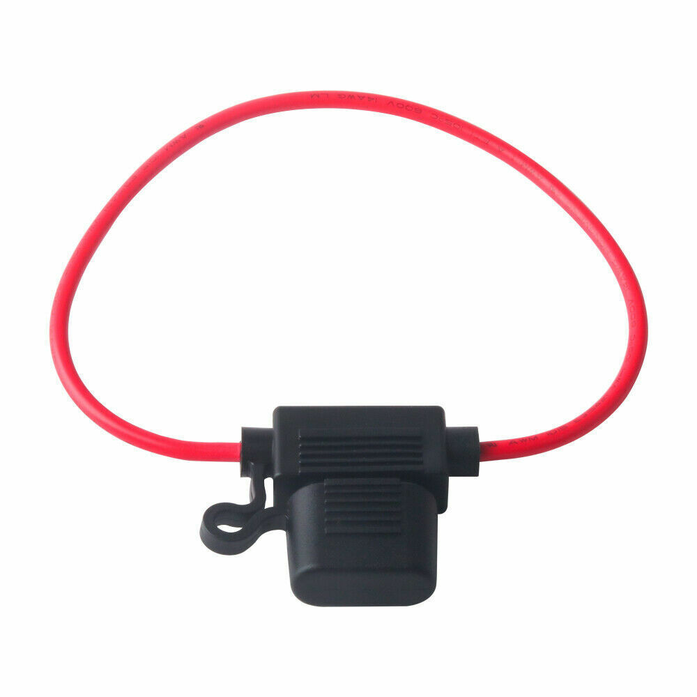 18 AWG InLine Blade Fuse Holder ATC ATO Waterproof CAR TRUCK TRACTOR