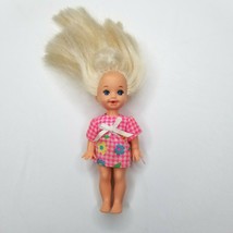 Vtg Mattel 1994 Barbie Kelly's Little Sister Blonde Open Mouth Original Outfit - $18.86