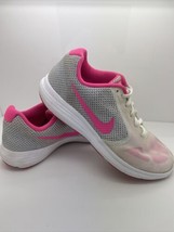 Nike Womens Revolution 3 819303-101 White Pink Running Shoes Sneakers Si... - $18.69