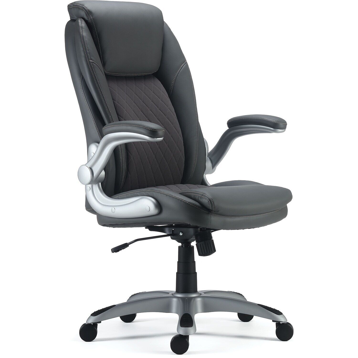 Staples Sorina Bonded Leather Chair Grey and 48 similar items