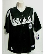 True Fan MLB Chicago White Sox Button up Baseball Jersey Black/Grey/Whit... - $16.99