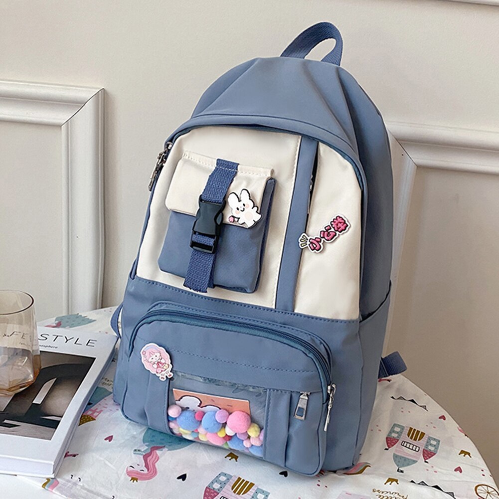 Kawaii Japanese Girls Aesthetic Backpack Cute School Bags For Student ...