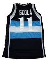 Luis Scola Topper Argentina New Men Custom Basketball Jersey Navy Blue Any Size image 4