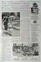 The Children's Page, August 24, 1916, the Youth's Companion [473]. Stories, P... - $17.89