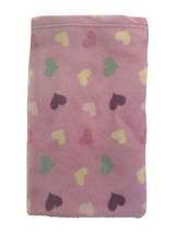 Beansprout Baby Blanket Pink multicolor hearts Plush Security Lovey soft - $39.59