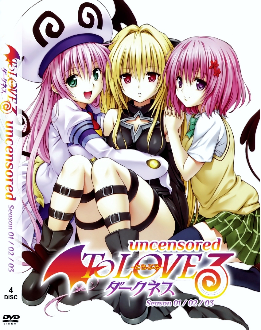 DVD Anime To Love Ru Season 1-4 (Uncensored Version) English