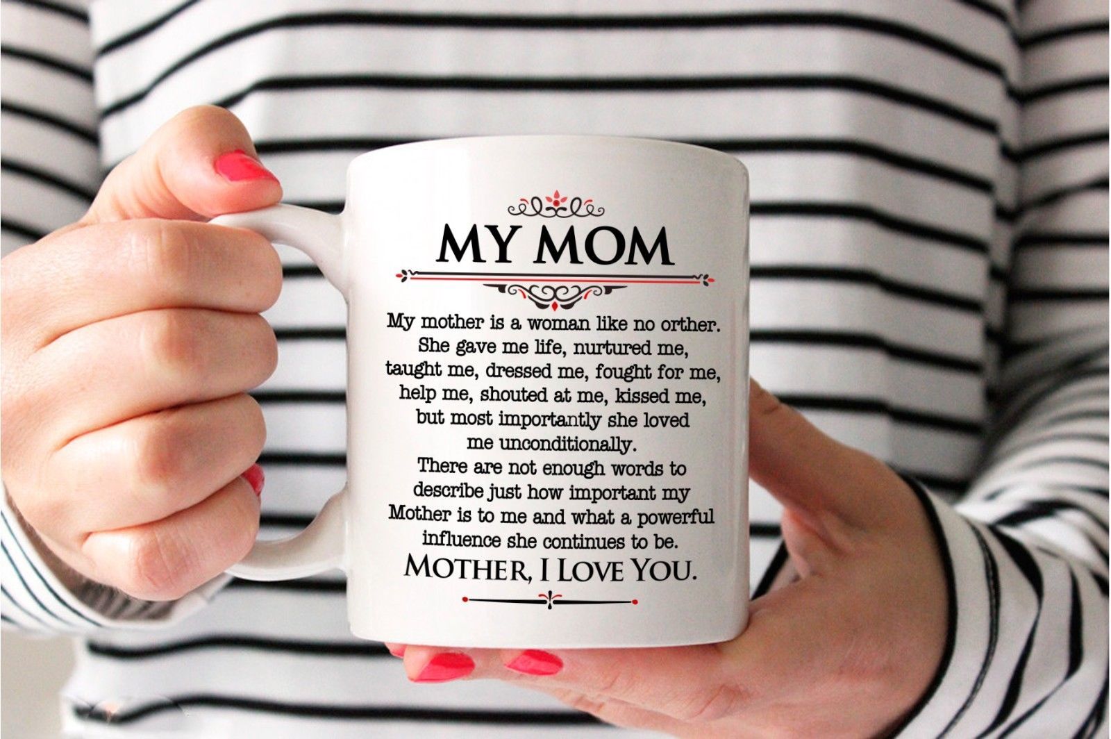 Mother I Love You - Best Novelty Funny Gift for Mom Mother's Day Gift  Coffee Mug