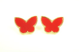 Gold Plated Butterfly Earrings - $35.00
