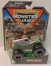 Monster Jam 1:64 Grave Digger Monster Truck, See-Thru Crew Series