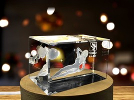 LED Base included | Virgo Zodiac Sign 3D Engraved Crystal Keepsake Gift - $29.99 - $299.97