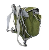 Authentic Norwegian army backpack military metal frame leather Alpine Mountain - $50.00