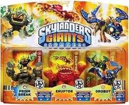 Skylanders Giants Lightcore 3 Pack: Prism Break, Eruptor, Drobot