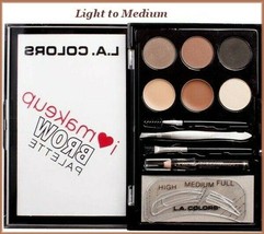 L.A. Colors "I Heart Makeup" BROW PALETTE/KIT with Accessories (Light-Medium) - $7.00