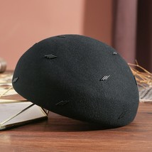 FS Keep Warm Beret Hats For Women Autumn Winter Elegant Versatile  Felt Fedora L - $85.00