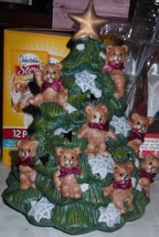 Teddy Bear Christmas Tree Tea Light Holder - $16.99