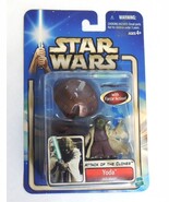 Star Wars Blue Saga Attack of the Clones Jedi Master Yoda - $11.99