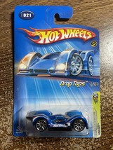 Hot Wheels Blue Low C-GT First Editions Drop Tops 1/10 Car #021 -2005 - $5.70