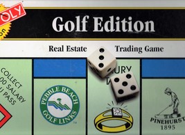 Monopoly Game - Golf Edition - Board Game - $12.00