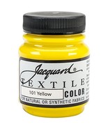 Jacquard Products Jacquard Textile Color Fabric Paint, 2.25-Ounce, Yellow - $3.95