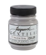 Jacquard Textile Color Fabric Paint 2.25 Ounces-Neutral Gray - $3.95