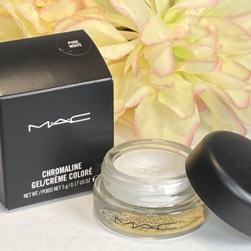MAC Chromaline Gel Creme Cream Eye Liner Shadow - Pure White - NIB Free ...