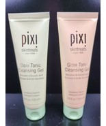 2 Pixi Skintreats Glow Tonic Cleansing Gel Exfoliating Cleanser Glycolic... - $16.82