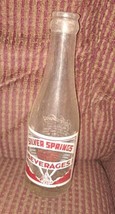   Silver Springs Beverages  Soda Bottle Madison WI     7oz   - $28.04