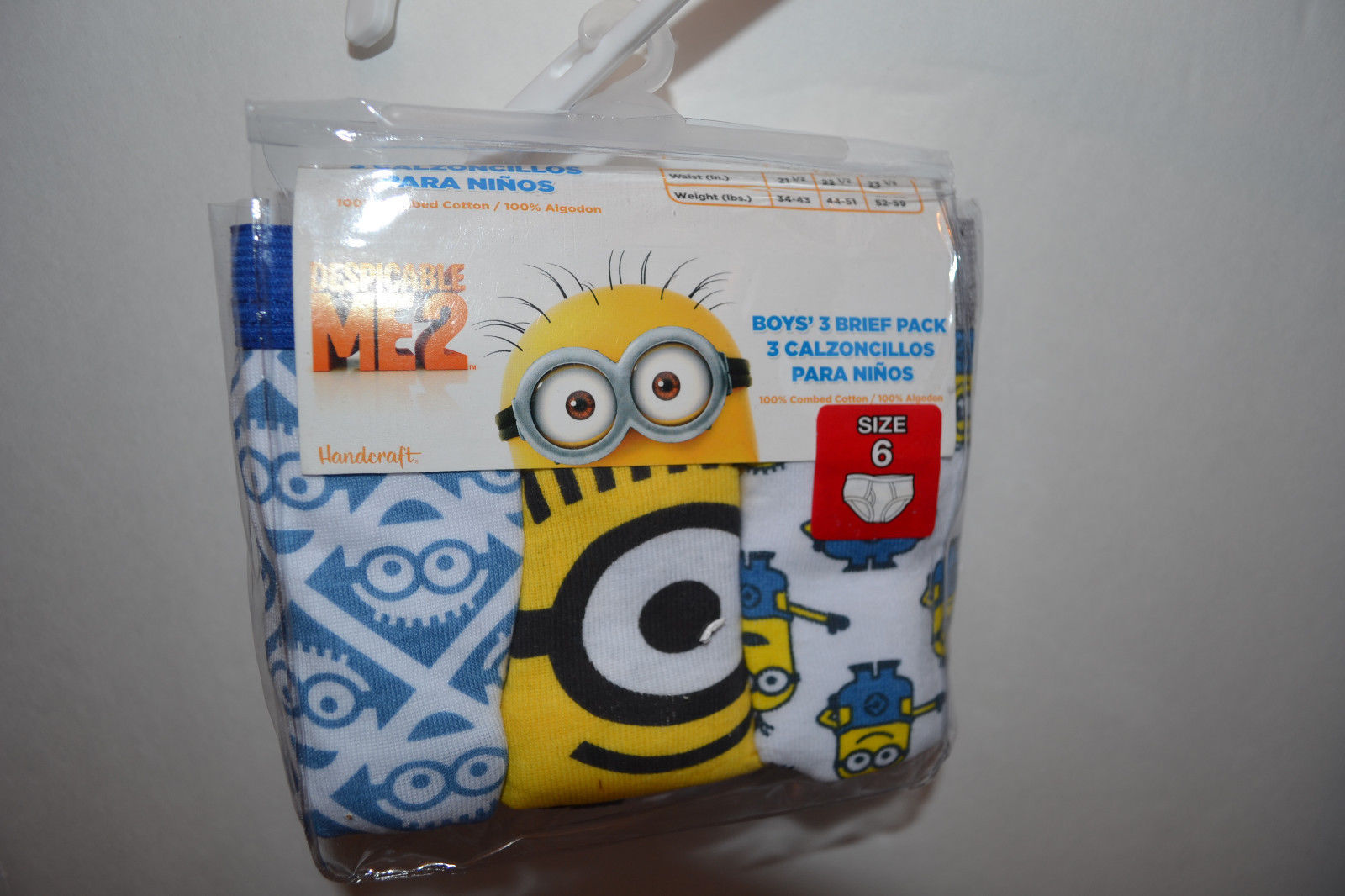 Despicable Me 2 Boys Briefs 3 Pack Sizes 6 and 10 similar items