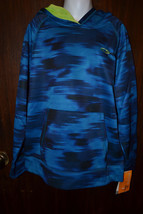  Champion  Hoodie Duo Dry Max Blues Size M 8 10 Nwt New  - $16.99