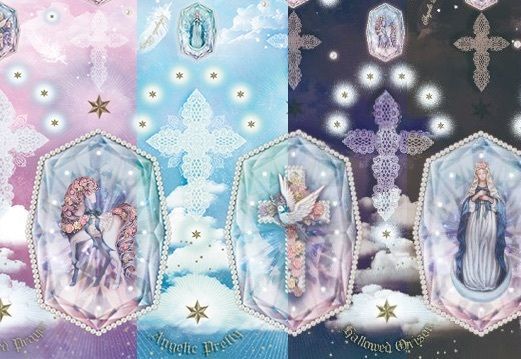 Angelic Pretty Cecilia Cross OTK Socks and 50 similar items