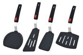 Unicook Flexible Silicone Spatula Turner 2 Pack Small and Large