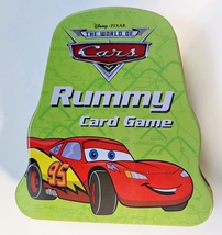 Disney The World of Cars Rummy Card Game in Tin Box  - $5.00