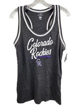 Women&#39;s Gray Colorado Rockies Cotton Tank Top Shirt by General Merchandi... - $14.30