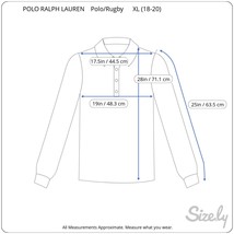 Polo Ralph Lauren Rugby long sleeve blue sz XL (18-20) teen men red pony... - $27.71