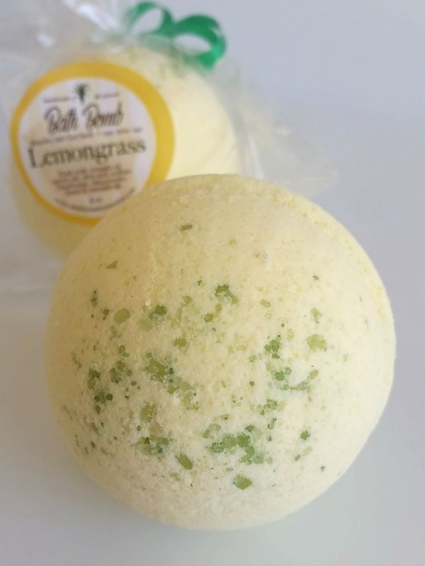 Primary image for LemonGrass BATH BOMB ~ All Natural Handmade Luxurious Spa Experience USA